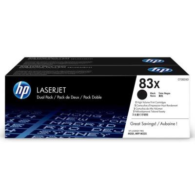 Hp 83X-Cf283Xd Orijinal Toner Yüksek Kapasiteli İkili Paket