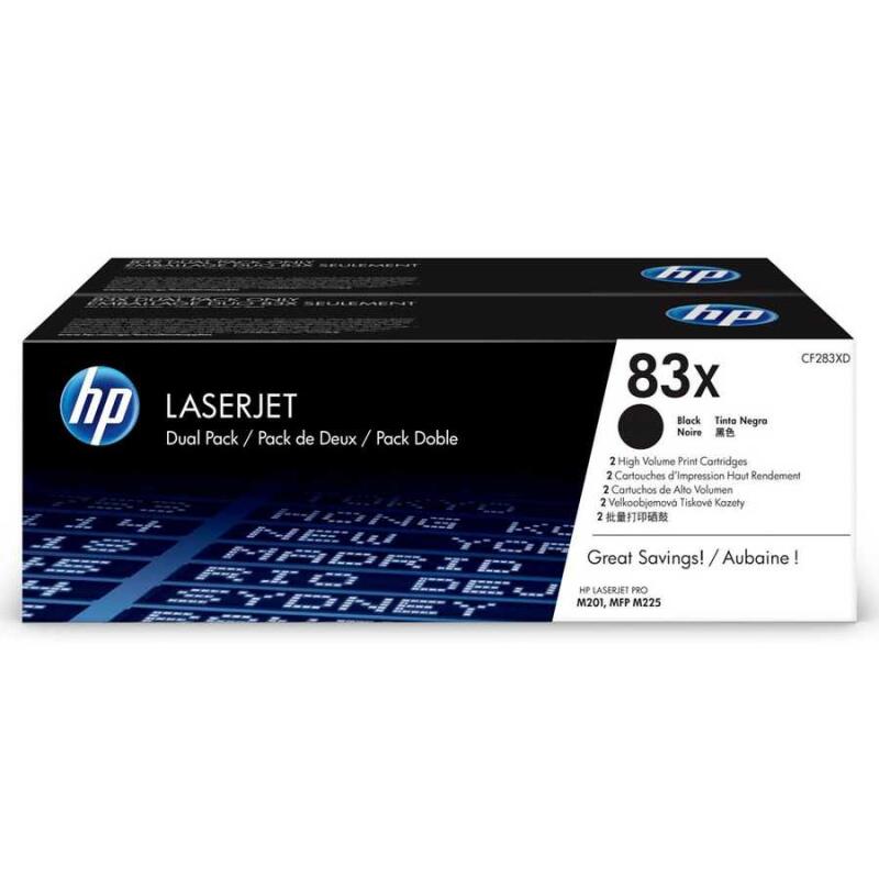 Hp 83X-Cf283Xd Orijinal Toner Yüksek Kapasiteli İkili Paket
