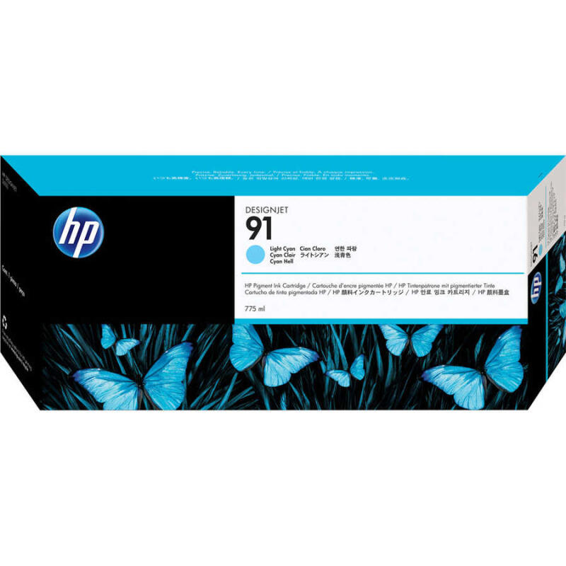Hp 91-C9470A Açık Mavi Orijinal Kartuş