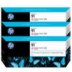 Hp 91-C9487A Açık Kırmızı Orijinal Kartuş 3Lü Paket