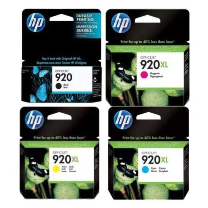 Hp 920 Siyah -920Xl Orijinal 4Lü Kartuş Seti
