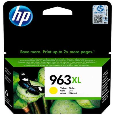 Hp 963Xl-3Ja29Ae Sarı Orijinal Kartuş Yüksek Kapasiteli