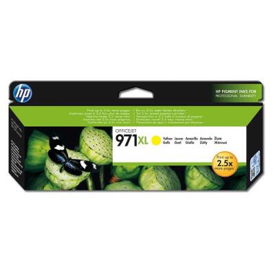 Hp 971Xl-Cn628Ae Sarı Orijinal Kartuş Yüksek Kapasiteli