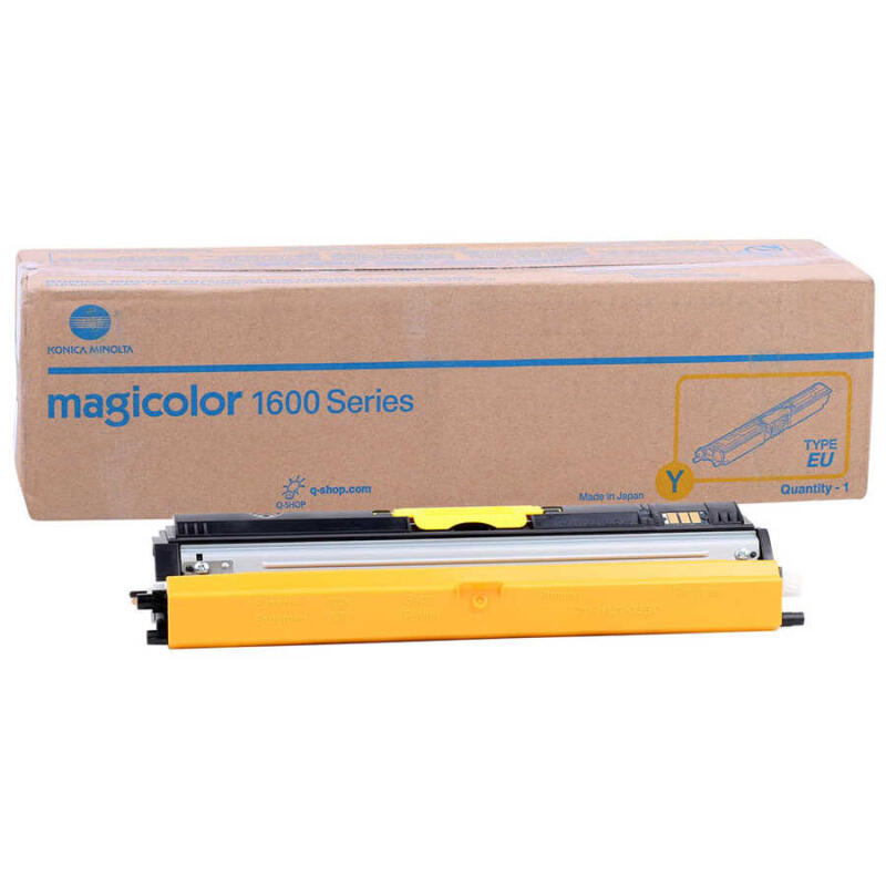 Konica Minolta Magicolor 1600W-A0V306H Sarı Orijinal Toner Yüksek Kapasiteli