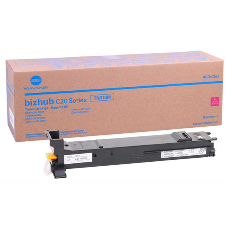 Konica Minolta Tn-318-A0Dk353 Kırmızı Orijinal Fotokopi Toner