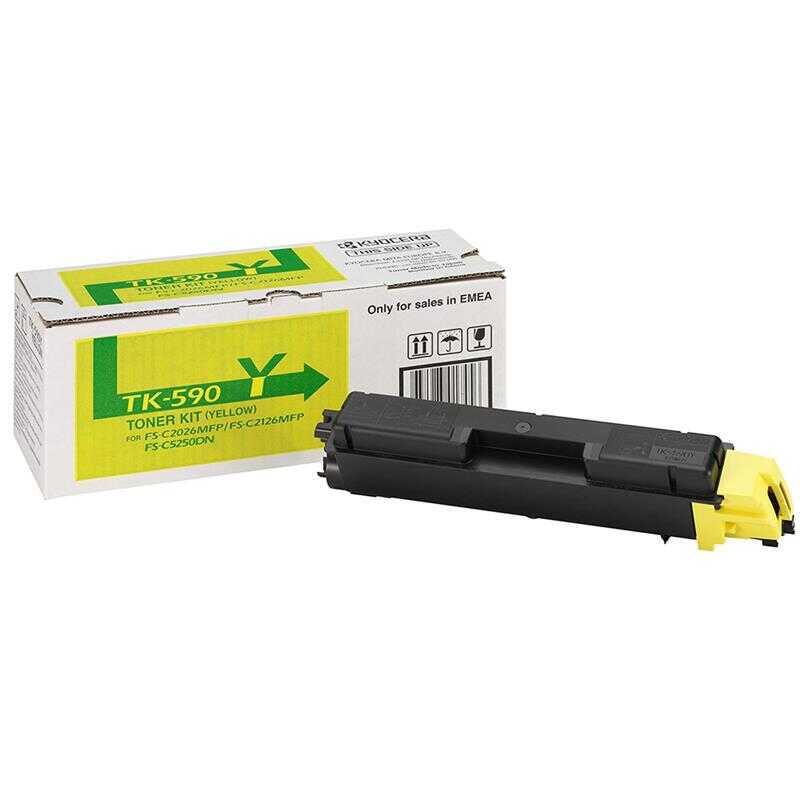 Kyocera Tk-590-1T02Kvanl0 Sarı Orijinal Toner