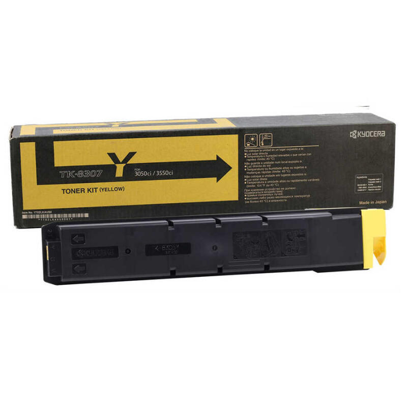 Kyocera Tk-8307-1T02Lkaus0 Sarı Orijinal Fotokopi Toneri