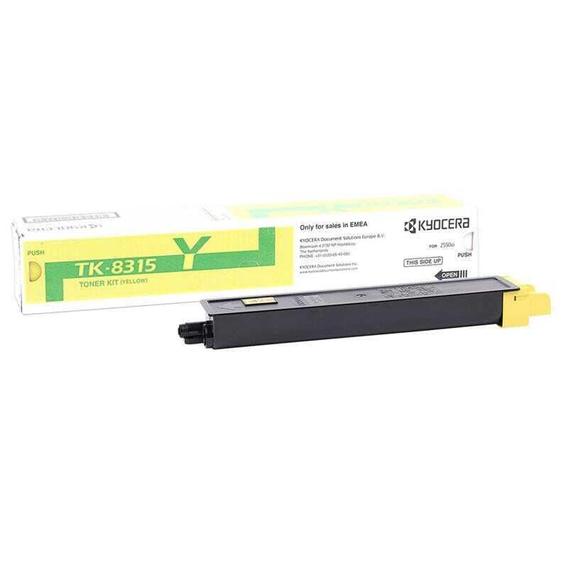 Kyocera Tk-8315-1T02Mvanl0 Sarı Orijinal Fotokopi Toneri
