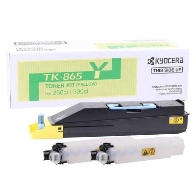 Kyocera Tk-865-1T02Jzaeu0 Sarı Orijinal Fotokopi Toneri