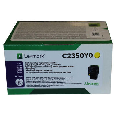 Lexmark C2425-C2350Y0 Sarı Orijinal Toner