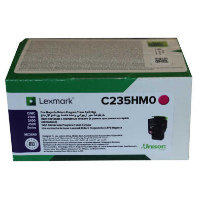 Lexmark C2425-C235Hm0 Kırmızı Orijinal Toner Yüksek Kapasiteli