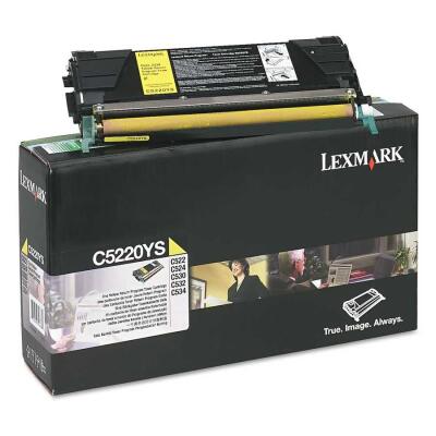 Lexmark C522-C5220Ys Sarı Orijinal Toner