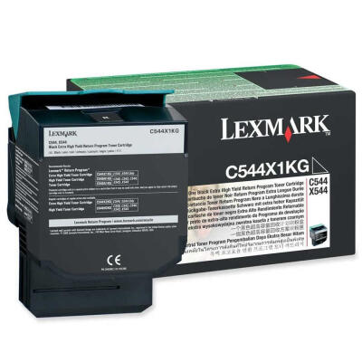 Lexmark C544-C544X1Kg Siyah Orijinal Toner Extra Yüksek Kapasiteli