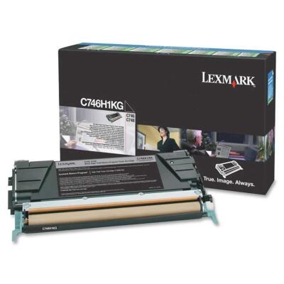 Lexmark C746-C746H1Kg Siyah Orijinal Toner