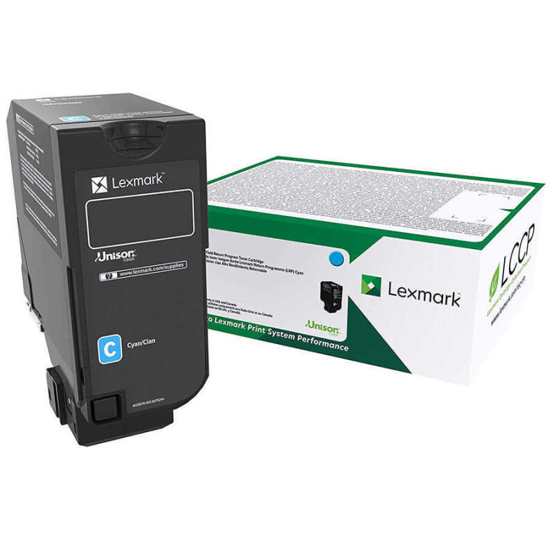 Lexmark Cs727-75B50C0 Mavi Orijinal Toner