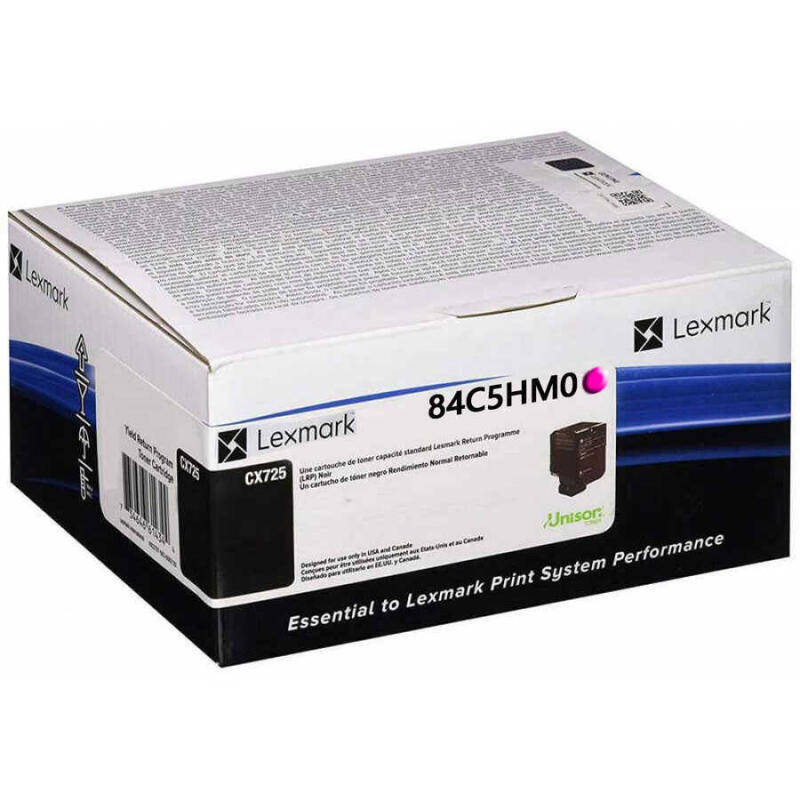 Lexmark Cx725-84C5Hm0 Kırmızı Orijinal Toner Yüksek Kapasiteli