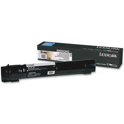 Lexmark X950-X950X2Kg Siyah Orijinal Toner