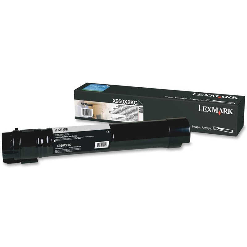 Lexmark X950-X950X2Kg Siyah Orijinal Toner