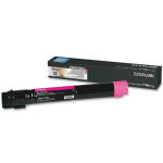 Lexmark X950-X950X2Mg Kırmızı Orijinal Toner