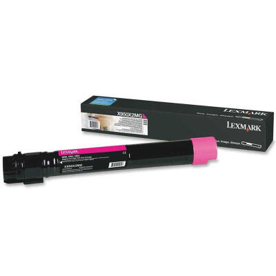 Lexmark X950-X950X2Mg Kırmızı Orijinal Toner