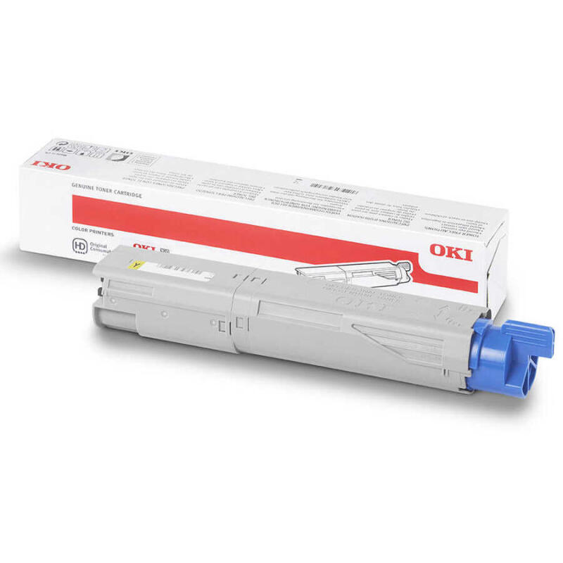 Oki C332-46508733 Sarı Orijinal Toner Yüksek Kapasiteli