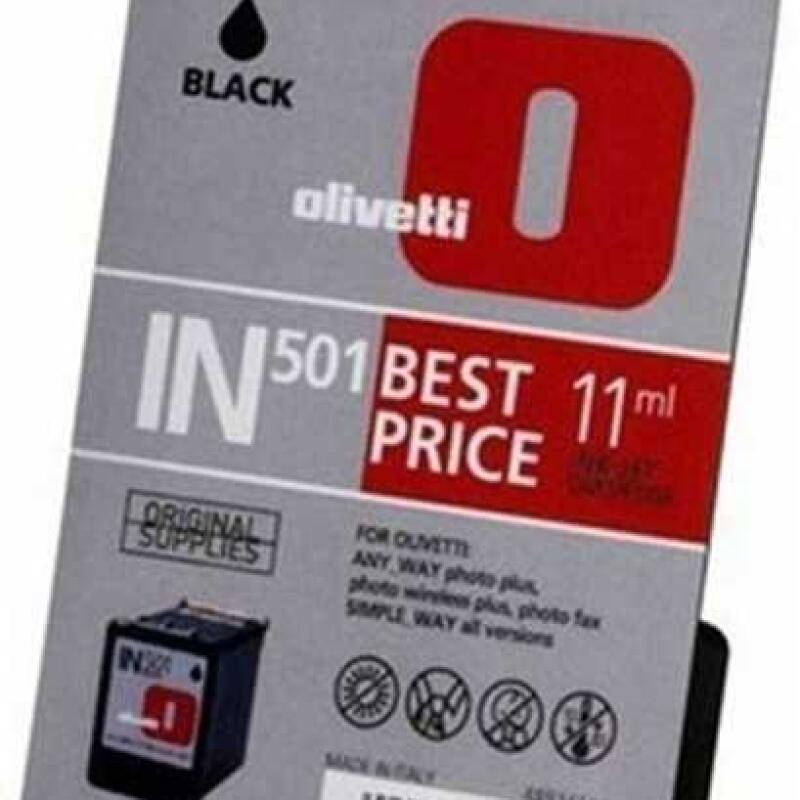 Olivetti In-501 Siyah Orijinal Kartuş