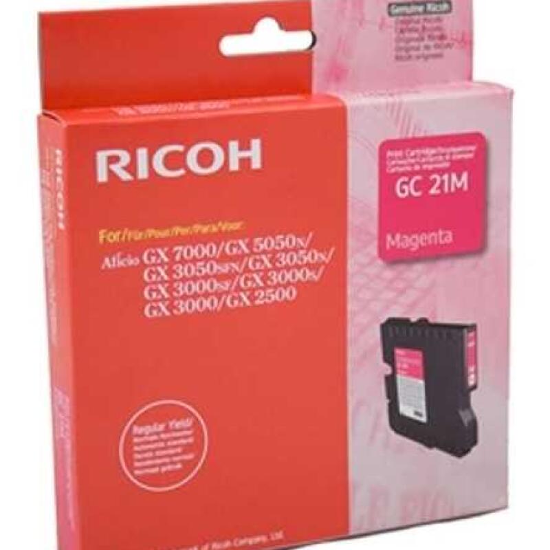 Ricoh Aficio Gc-21M Kırmızı Orjinal Kartuş