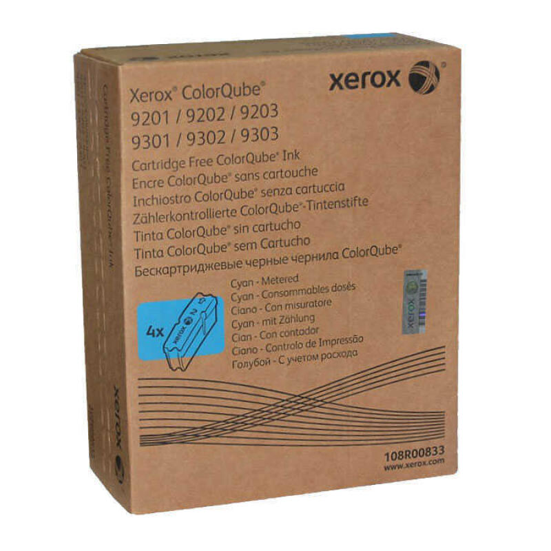 Xerox Colorqube 9201-108R00833 Metered Mavi Orijinal Katı Mürekkep 4Lü